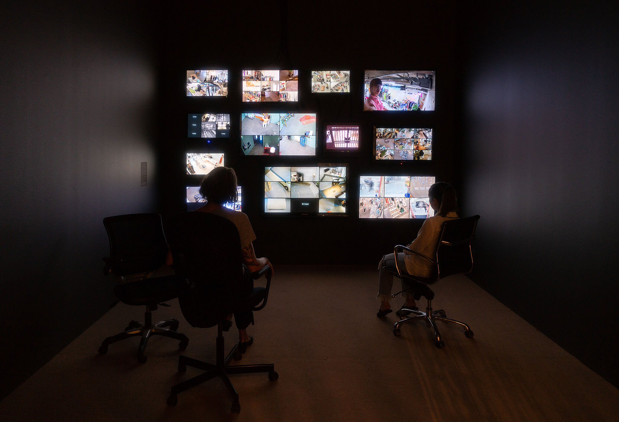 Installation view of Eckhaus Latta: Possessed.
