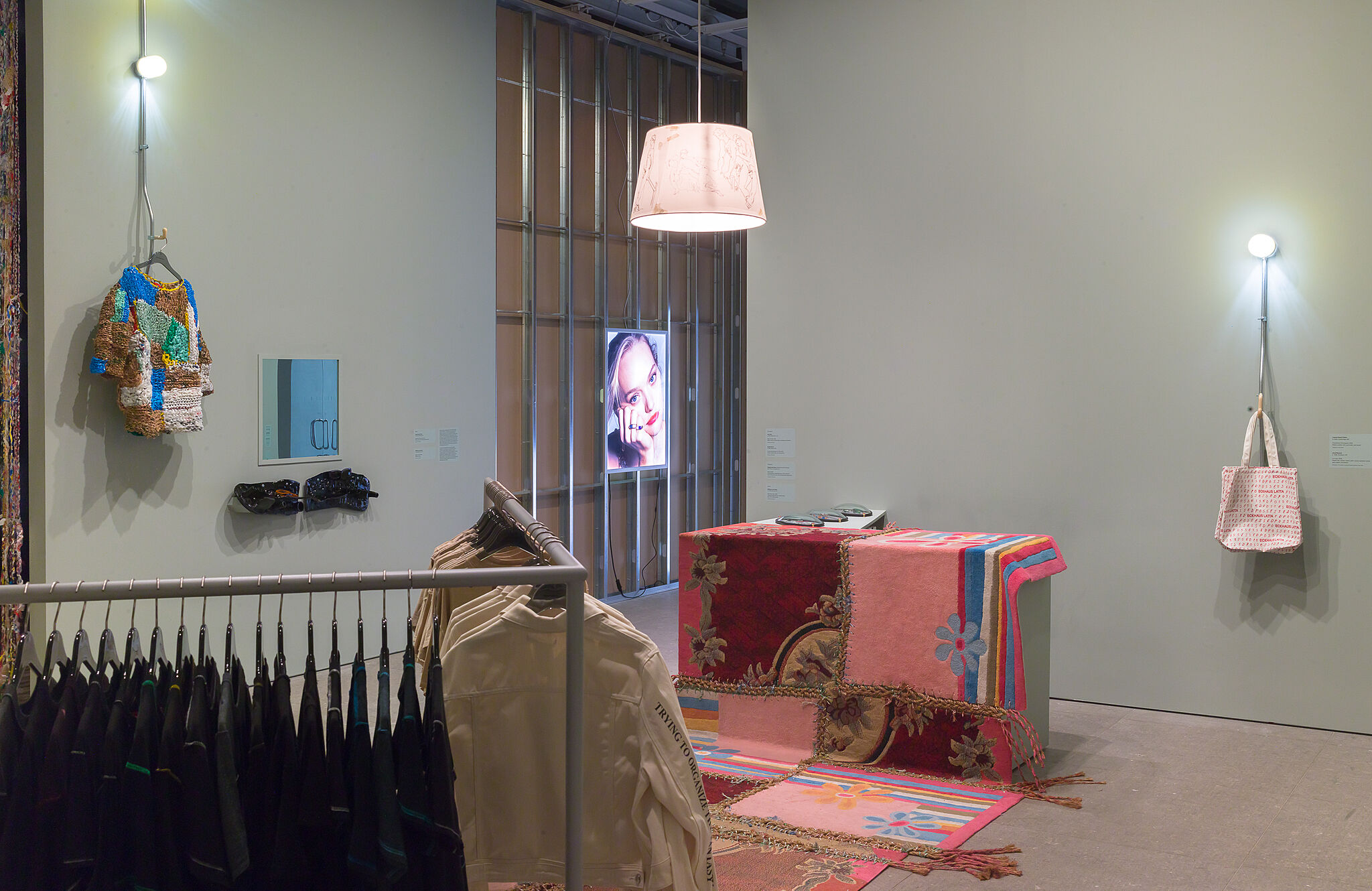 Installation view of Eckhaus Latta: Possessed.