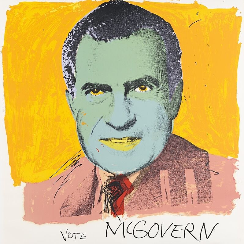 A portrait of George McGovern. 