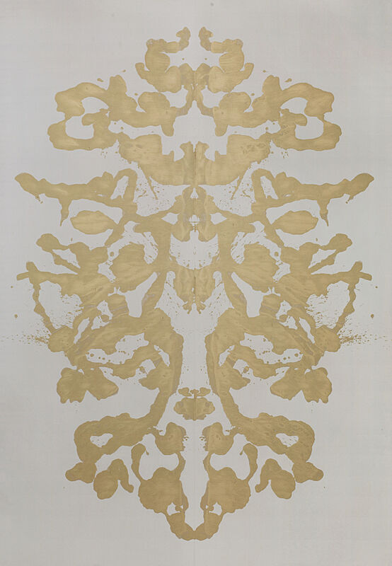 A drawing of Rorschach pattern. 