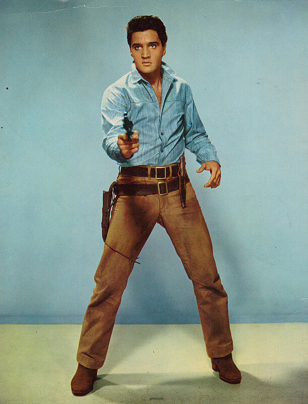 Elvis Presley in a promotional image.
