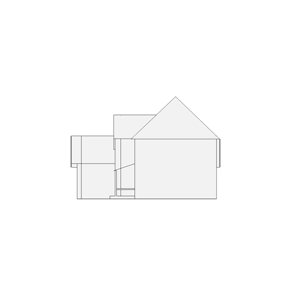 A draft of a house. 