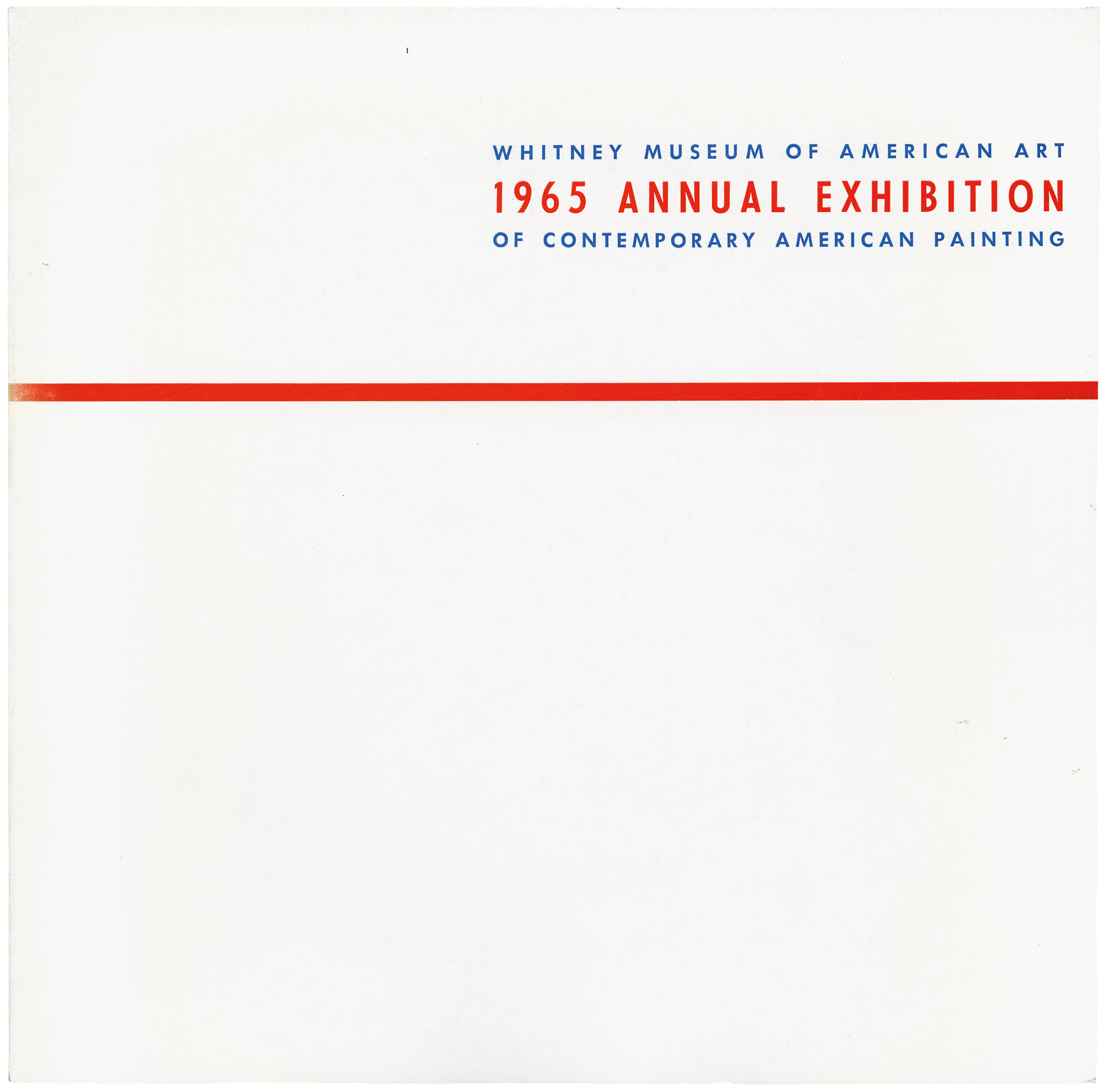 1965 Annual Exhibition of Contemporary American Painting | Whitney