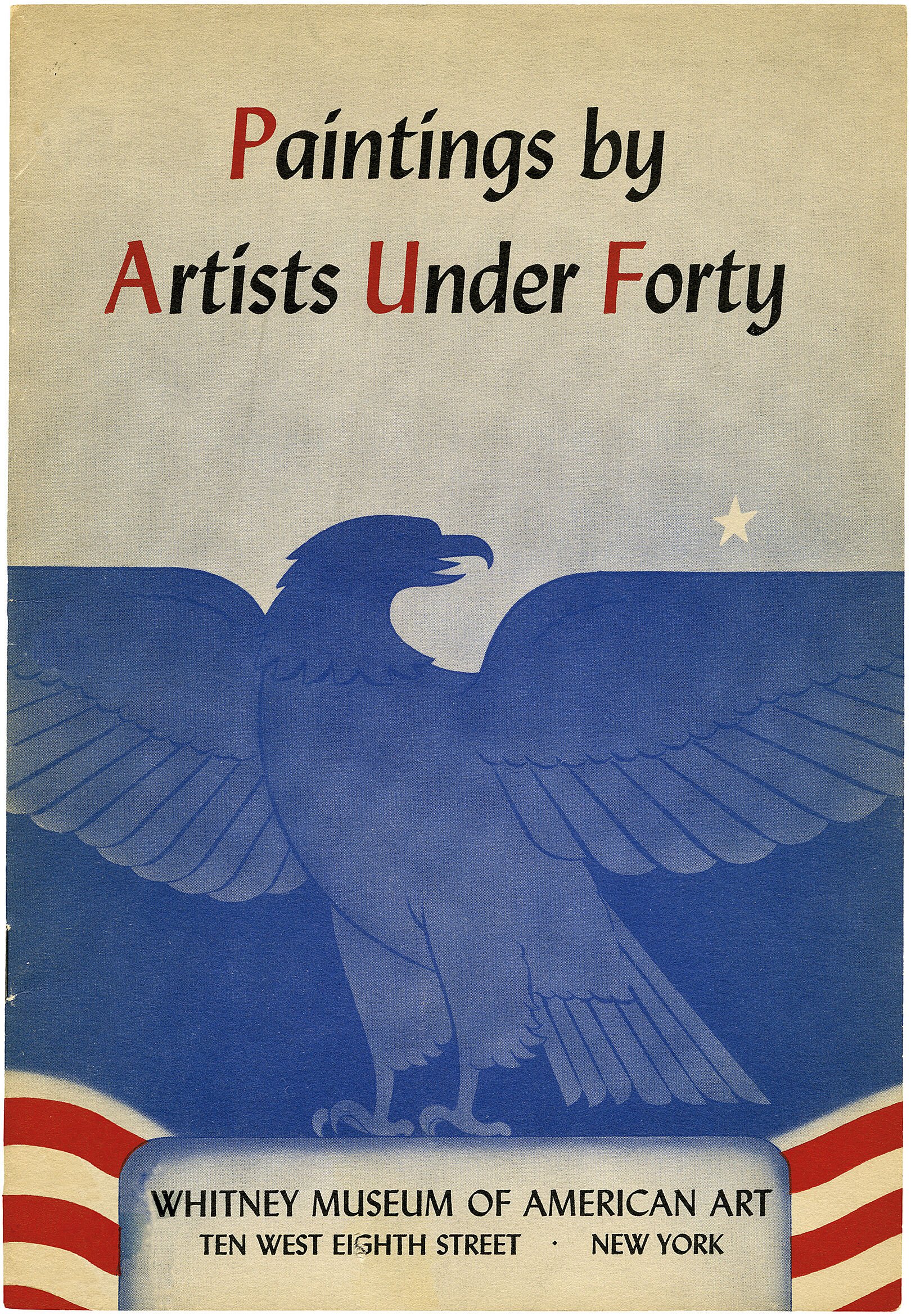 Cover for 1941 Annual Exhibition of Paintings by American Artists Under 40 catalogue