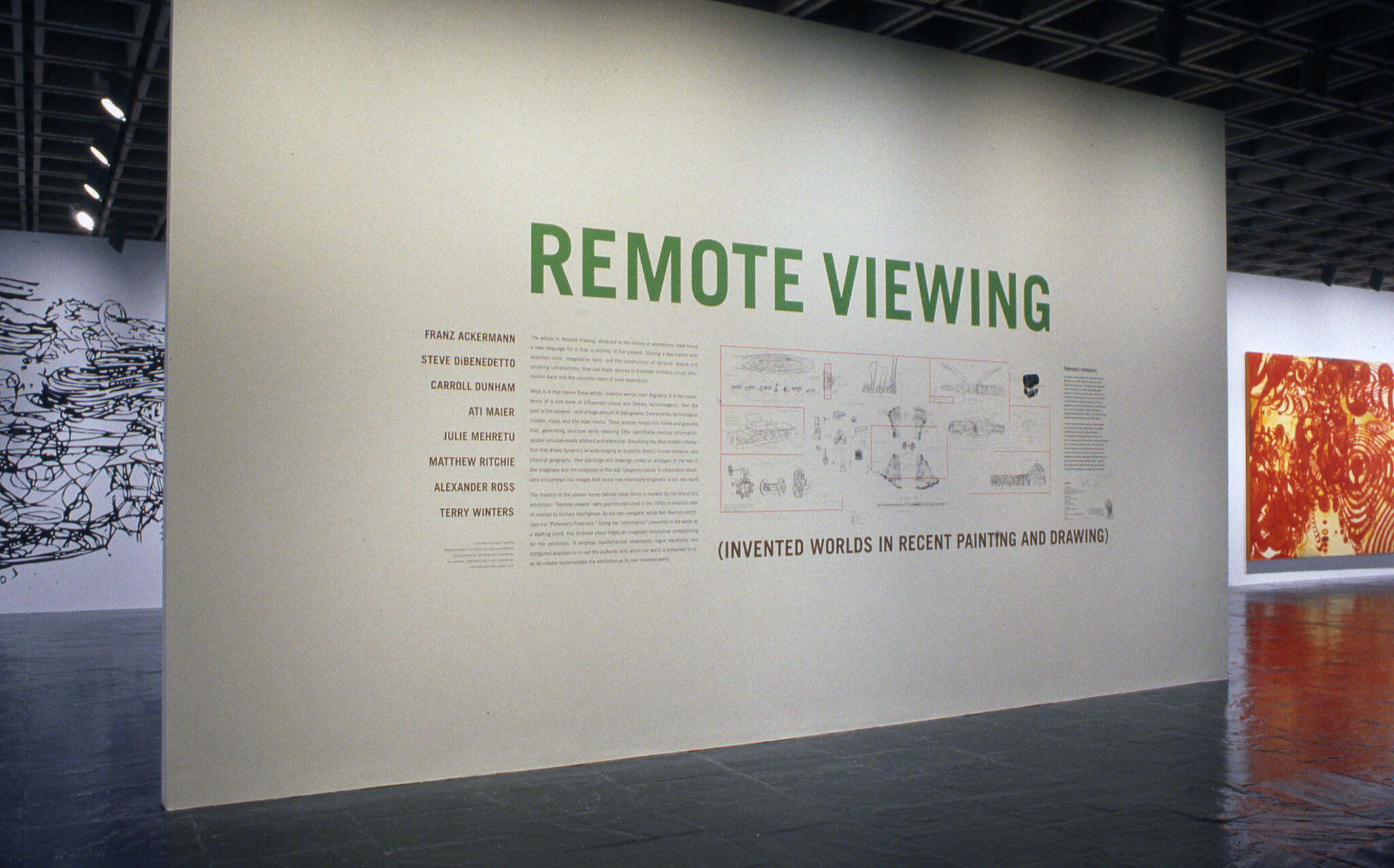 Wall text for Remote Viewing (Invented Worlds in Recent Painting and Drawing).