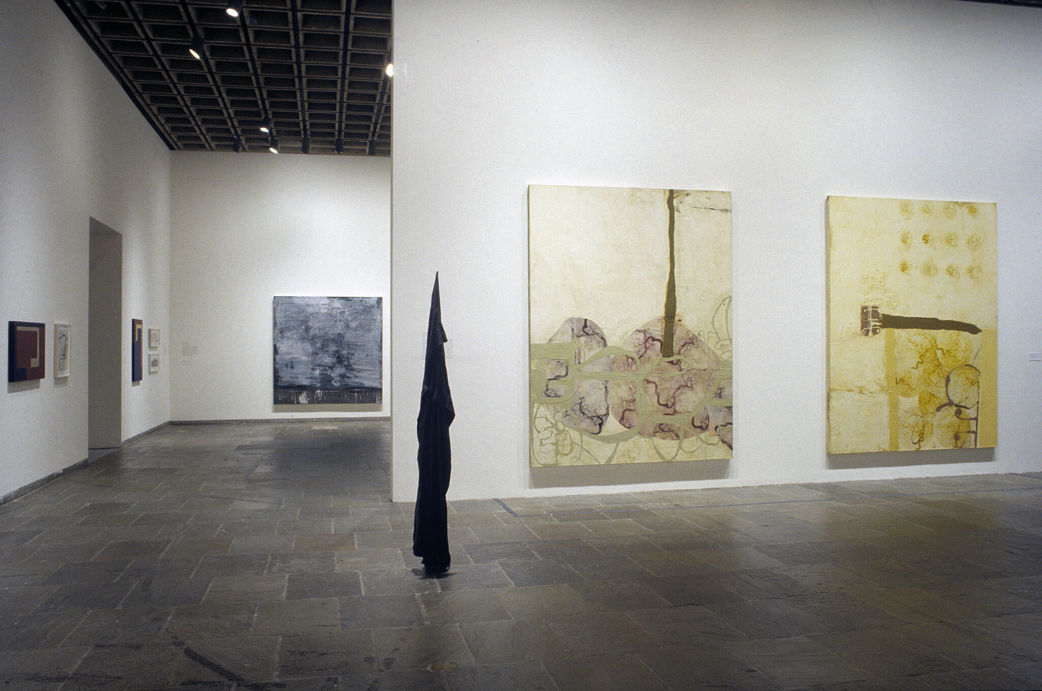 A gallery filled with works of art.