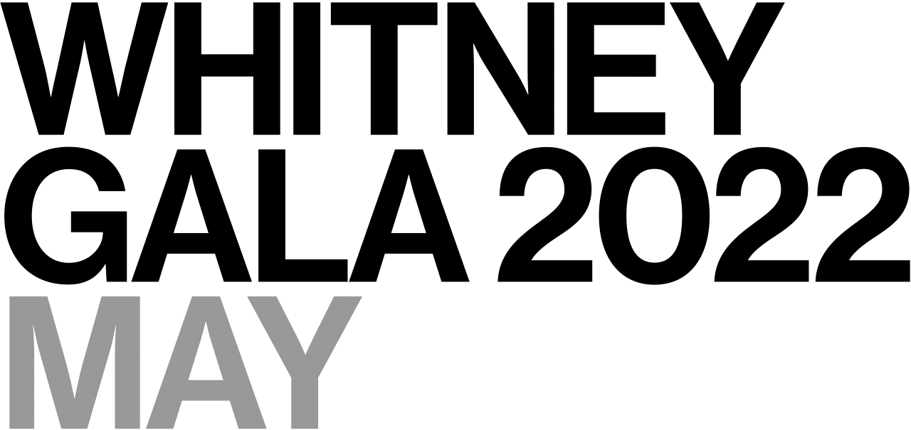 An alternating text gif that reads Whitney Gala 2022 May 17