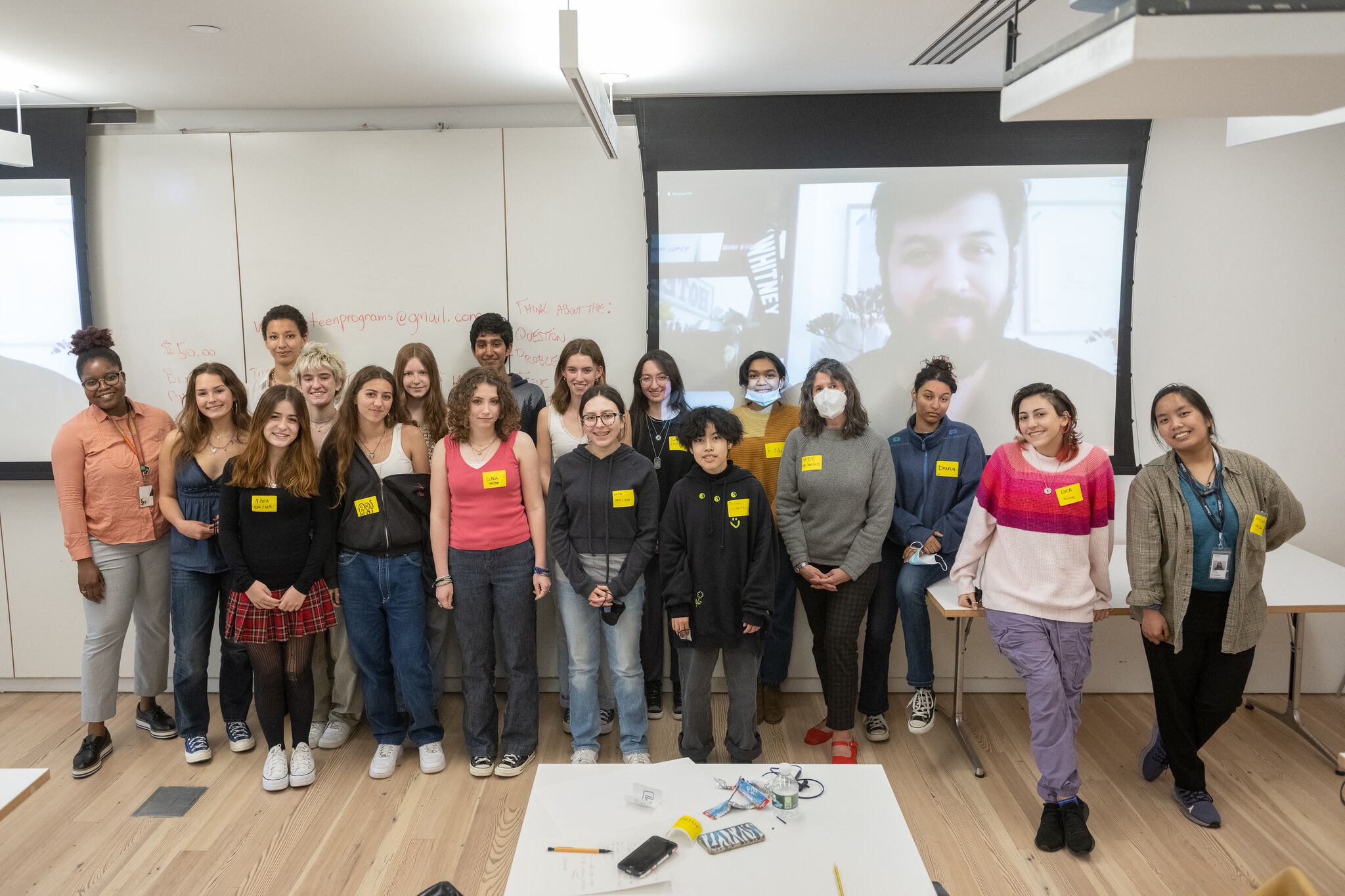 YI Artists with Artist in Residence, Alejandro Morales