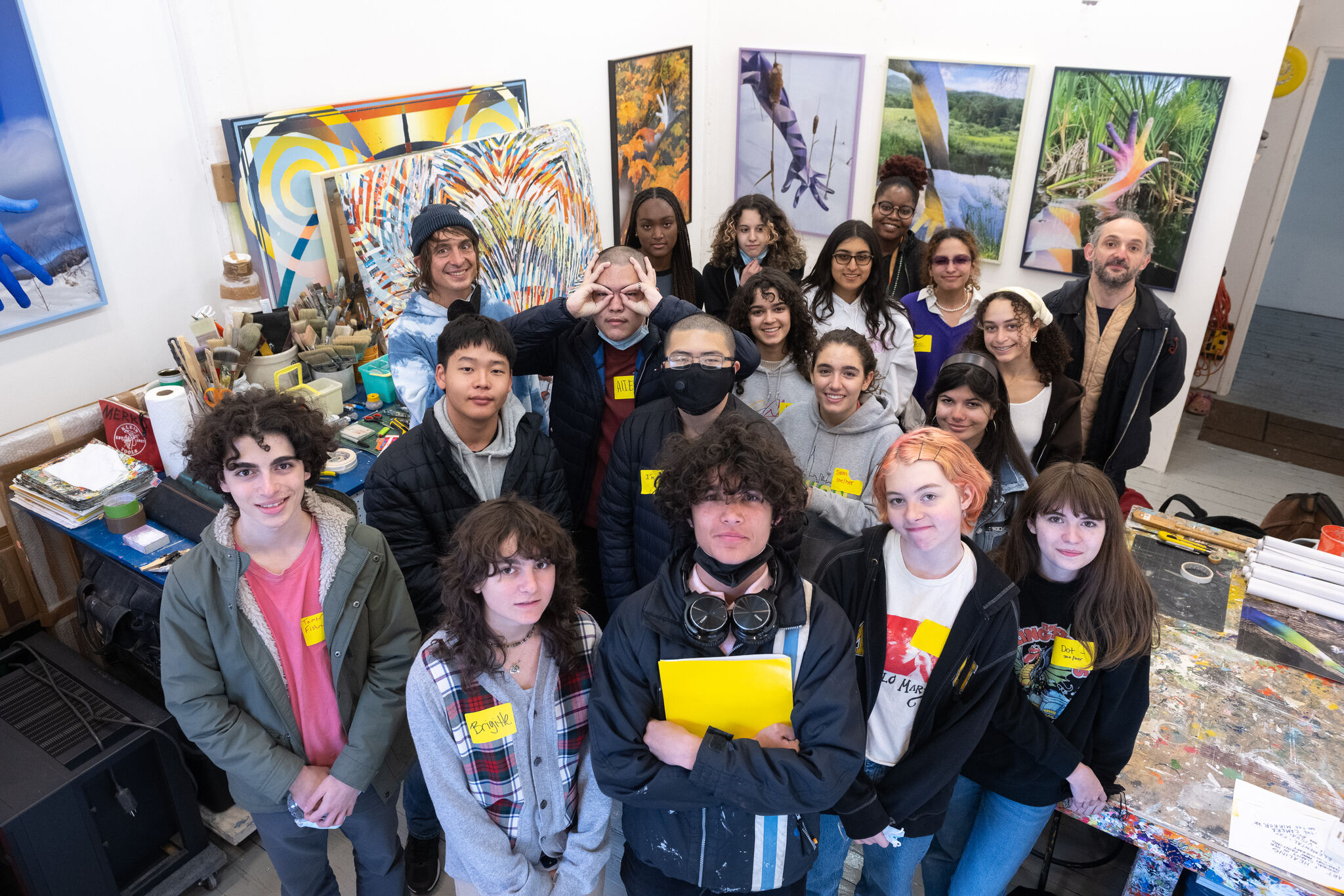 YI Artists with Artist in Residence, Jonathan Berger