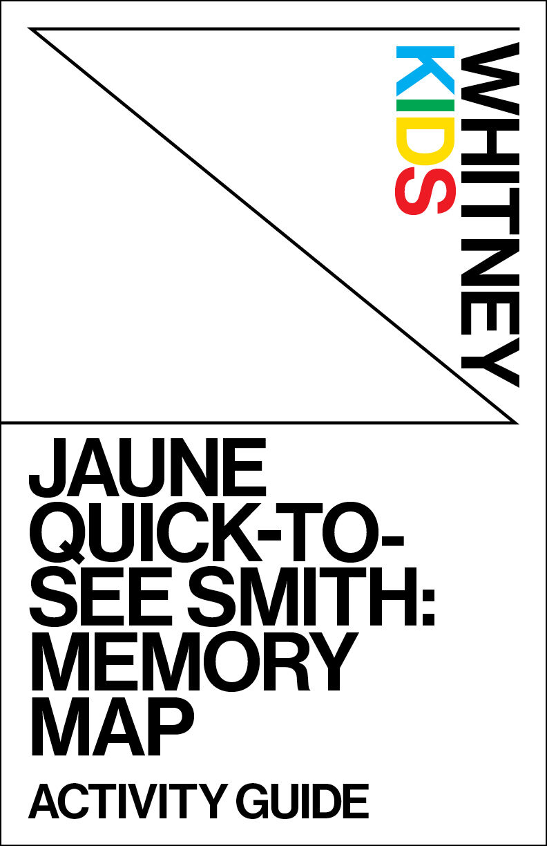 Jaune Quick-to-see-Smith: Memory Map Activity Guide for Whitney Kids