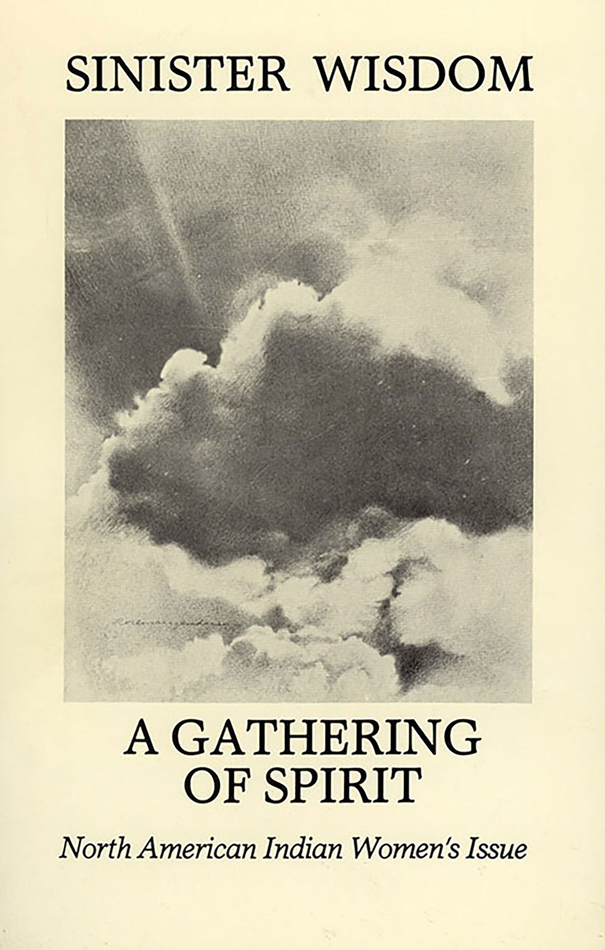 A book cover showing light filtered through clouds.