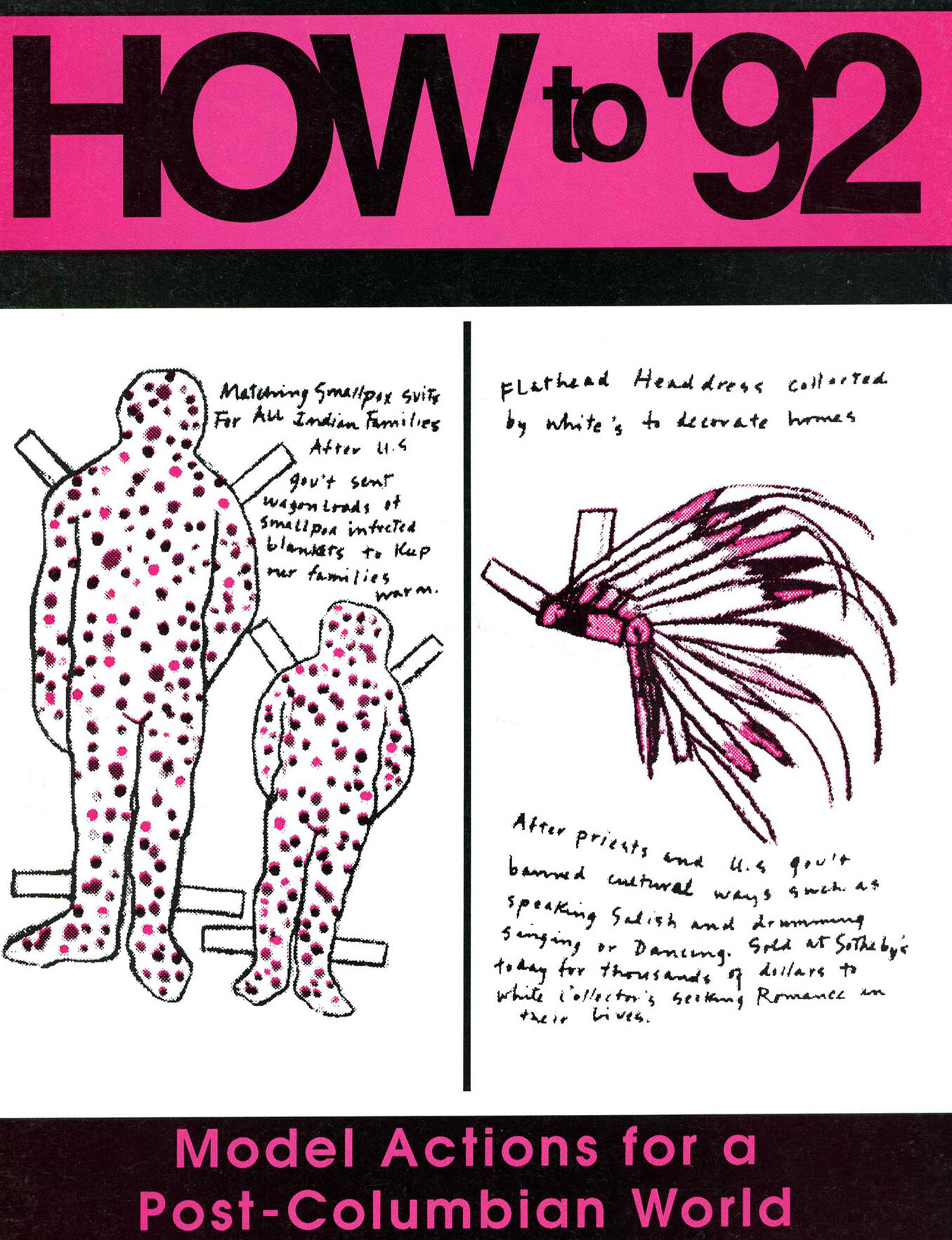 The cover of a book showing clothing for a paper doll with spots all over the shape. 