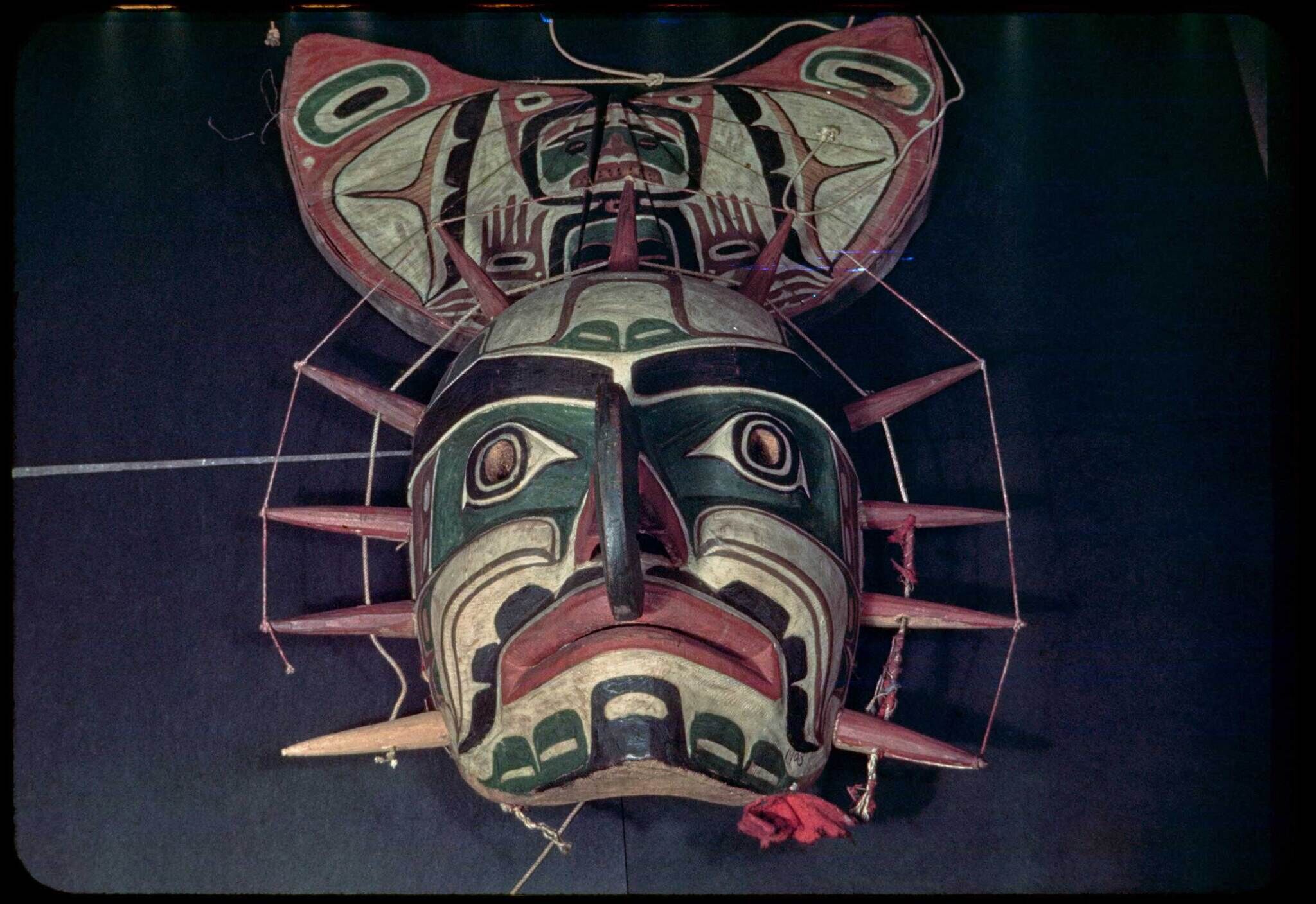 A photograph of a decorative mask.