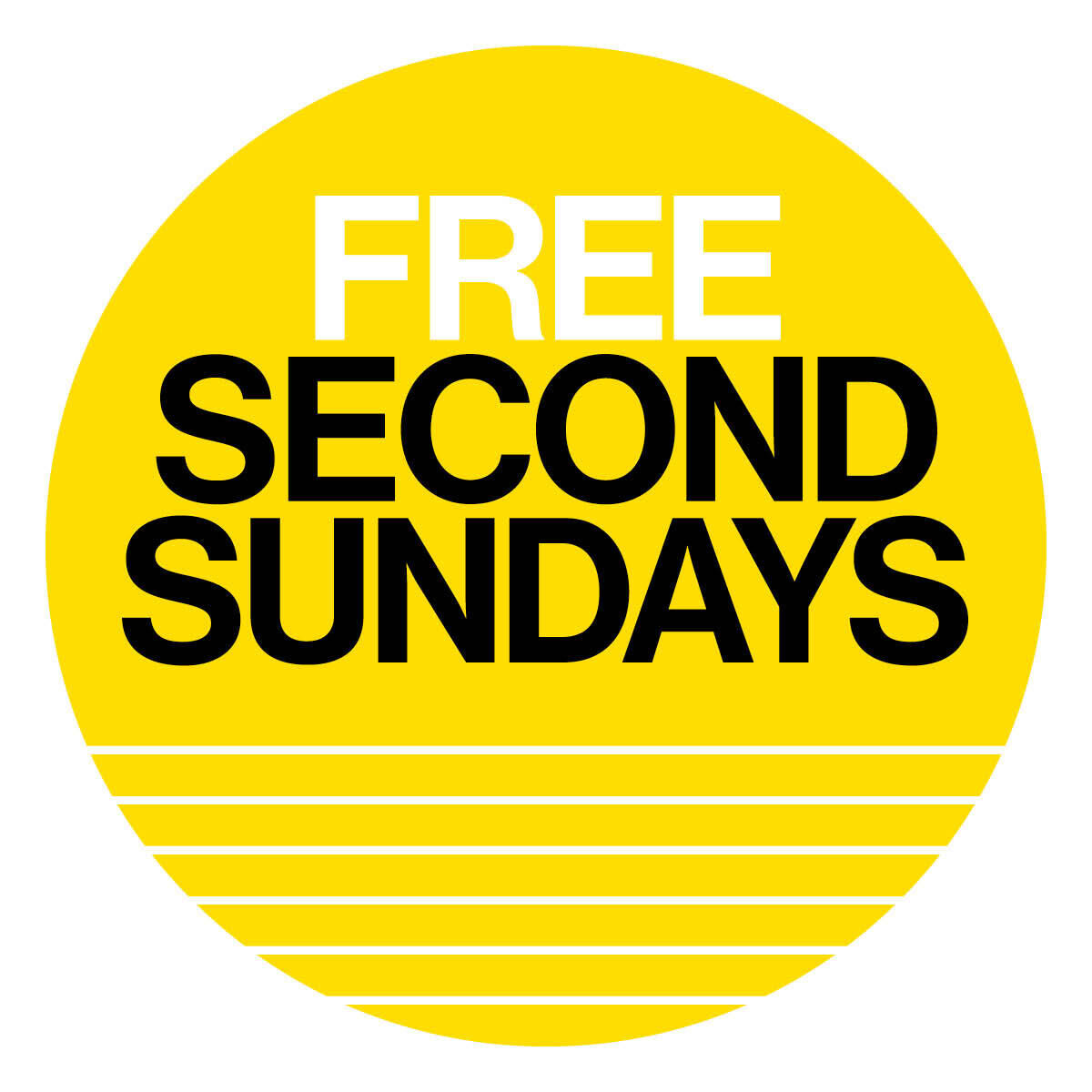 Free Second Sunday graphic