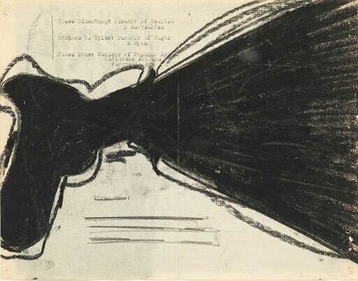 Claes Oldenburg: Drawn from Life | Art & Artists | Whitney Museum of ...