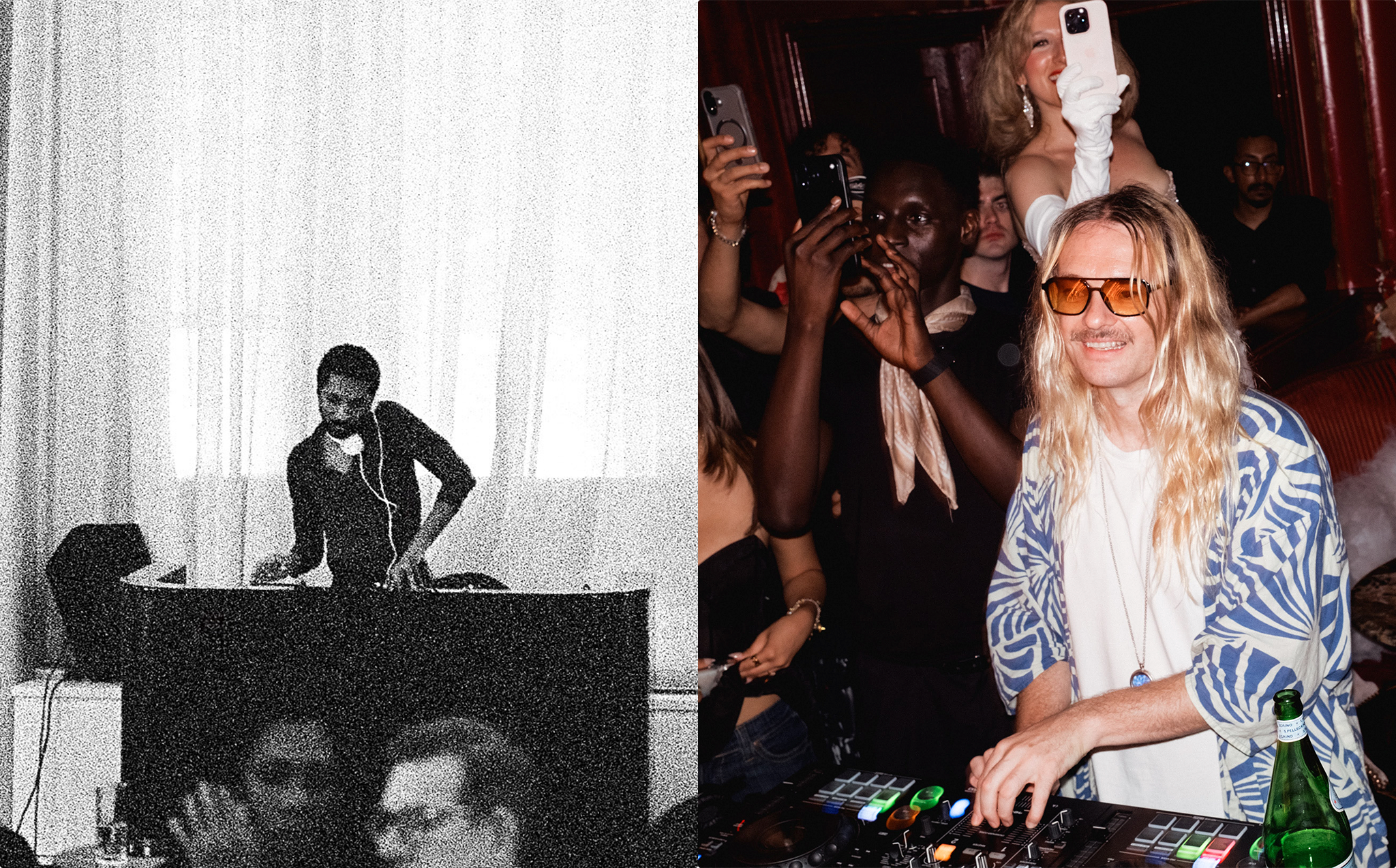 TYLERFROMWHERE and Lord Fascinator DJ-ing.
