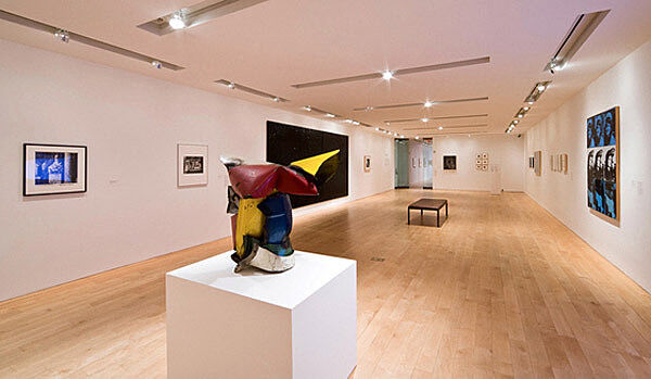 A gallery in the Whitney Museum.